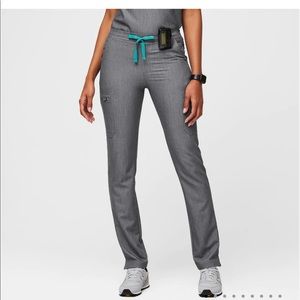 FIGS Yola Skinny Scrub Pants Graphite
